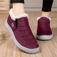 thumbnail image 2 of Juosiy Work Boots for Men Winter Plush Lined Outdoor Non Slip Work Shoes Water-proof Slip On Ankle Booties, 2 of 9