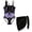 Butterfly Stars, variant on Ladybug Girls Swimsuit Adjustable Straps One Piece Bathing Suit with Beach Sarong Wrap Skirt Beach Tankini Swimwear Sport Gymnastics Leotards, 7-18 Years Old