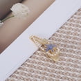thumbnail image 5 of Unique Bargains 1 Pc Hair Clip Starfish Hair Clips Gold Tone Blue, 5 of 5