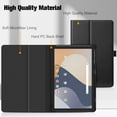 thumbnail image 4 of Fintie Case for Onn. 10.1" Tablet (2024 Model) - Premium PU Leather Folio Cover for 10.1-inch Tablet, Black, 4 of 8