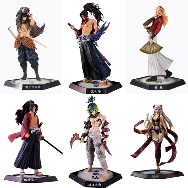 1/6 Anime Demon Slayer Handmade Model GK Hashibira Inosuke Tsugikuni Yoriichi Kokushibou Gyuutarou Daki Douma PVC Model ToysA He Qiyong unisex