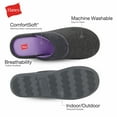 thumbnail image 3 of Hanes Womens ComfortSoft Cotton Slip On Scuff Slipper with Memory Foam, 3 of 9