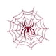 thumbnail image 2 of Women's Spider Web Print Round Neck Tee,Casual Short Sleeve for Summer,Fashion Women's Top for Daily Wear,Graphic Tees,Birthday Gifts Streetwear, 2 of 7