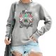thumbnail image 1 of Sudadera Patrón de gnomo Jersey clásico Estilo navideño Traje diario para mujer (Gris XXL) Ygjytge Gris T XXL para Mujer, 1 of 9