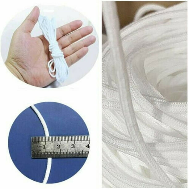 3mm Round Elastic Band Rope Thin Cord Line DIY Craft Sewing Braided Thread  Elastic String 10/20/30/50/100m Length 