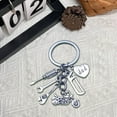 thumbnail image 5 of Dad's Tool Set Keychain, Repairing Tools Keychain, Handcrafted Mini Tool Set Keychain, Portable Bag Charms, Holiday Birthday Gifts for Dad, 5 of 5
