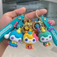 thumbnail image 4 of Llavero de muñeco Sanrio, venta al por mayor, bolso bonito de Sanrio para niñas, colgante de pingüino, pudín, perro, Rana, regalo, llavero de dibujos animados, novedad de 2023, 4 of 4
