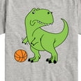 thumbnail image 3 of Instant Message - Trex Basketball - Toddler & Youth Short Sleeve Graphic T-Shirt, 3 of 6
