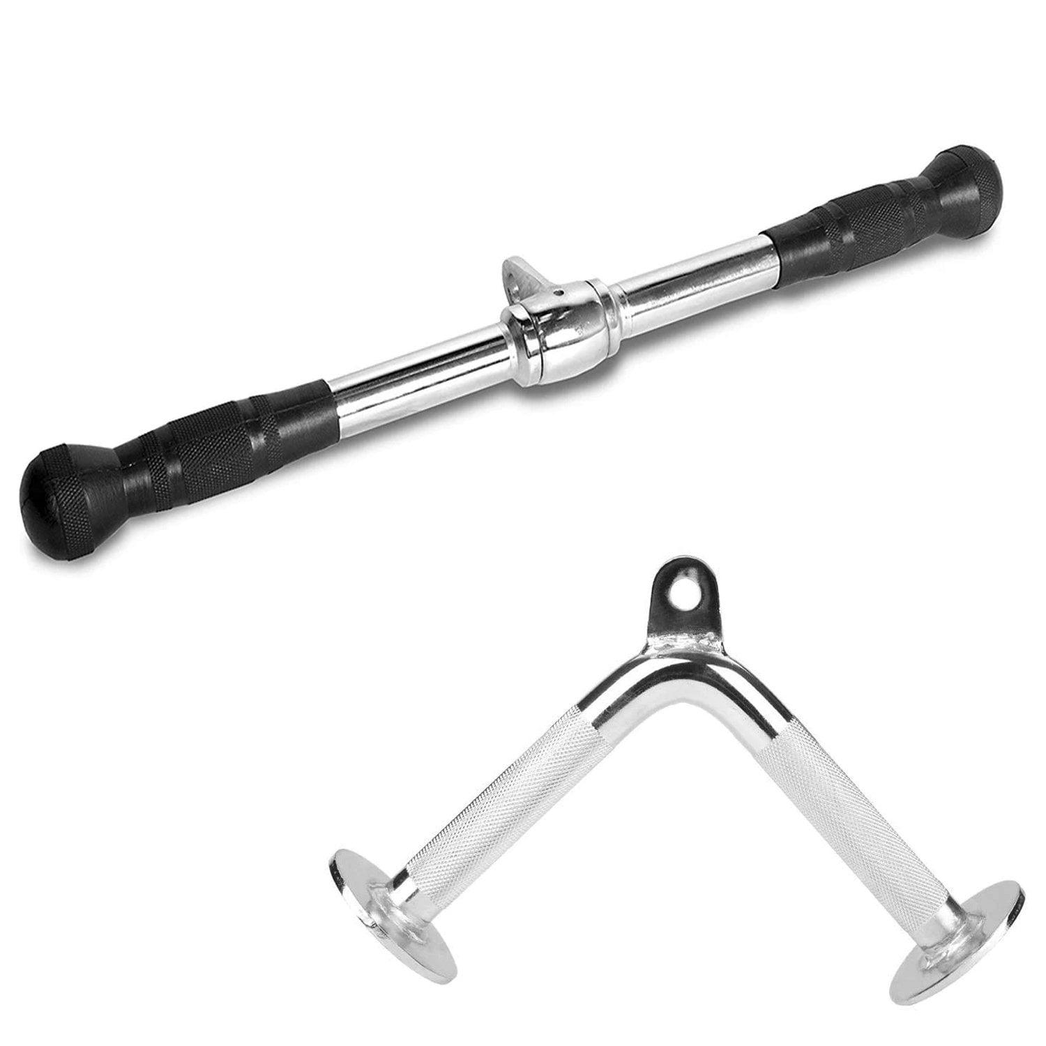 Fitness Maniac Tricep Bar Pull Down V Bar Press Cable Attachment Home