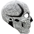 thumbnail image 2 of Máscara De Calavera Esqueleto White Skull Disfraz Halloween Ghoulish productions Mascara Completa, 2 of 5