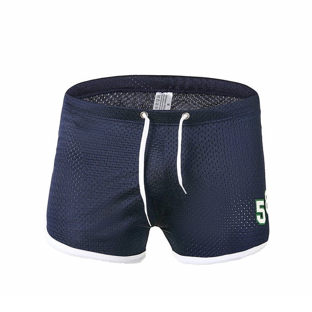 TIHLMK Men Underwear Boxer Shorts Trend Personality Drawstring Youth Boxer Shorts