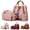 Beige, variant on 4pcs Womens Handbags and Purse Fashion Leather Crossbody Shoulder Bags Top Handle Satchel and Wallet Set for Ladies Gift Beige