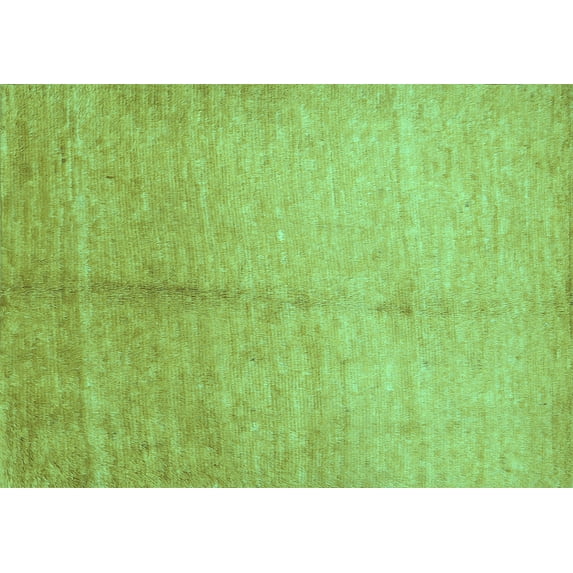 Ahgly Company Machine Washable Indoor Rectangle Abstract Turquoise Blue Contemporary Area Rugs, 8' x 12'