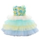 thumbnail image 1 of Vestido Para Niñas, Ropa Para Bebés, Niñas Pequeñas, Vestido Floral En Capas, Vestido De Baile, Vestido De Tul, Ropa Verde Odeerbi LM103-3286, 1 of 9