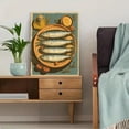 thumbnail image 5 of UXIEQU Sardines Olive Oil Lemon Kitchen Canvas Wall Art 15.75x11.81 Inches, 5 of 8