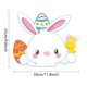 thumbnail image 2 of Easter Yard Plug Outdoor Fence Decorative Ground Plug Peeping Rabbits, 2 of 5