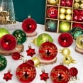 thumbnail image 3 of Christmas Ball Ornaments -44 Pieces  Christmas Ball Tree Shatterproof Decorations with Hanging Rings Suitable for Christmas  Ball Tree Holiday Parties Christmas Home Decoration, 3 of 6