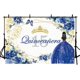 thumbnail image 4 of Fondo de quinceañera para el 15.º cumpleaños de una dulce niña, fiesta de mis quince años, corona floral con purpurina real, pancarta de mariposas, fondo para fotografía, accesorios para fotos, 4 of 4