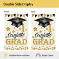 thumbnail image 4 of White Graduation Garden Flag 12x18 Inch, Double Sided Congrats Grad Yard Flag, Class of 2026 Outdoor Lawn Porch Patio Decoration, Fade and Weather Resistant, 4 of 5
