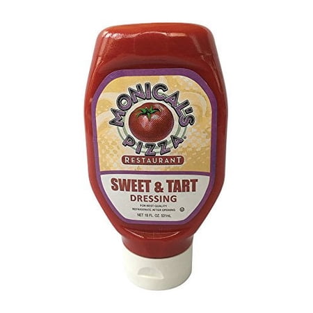 Monical s Sweet & Tart Dressing – 1 Bottle – 18 oz Get your midwest favorite pizza dressing only available in the midwest now available on Walmart Monical s Sweet & Tart Dressing – 1 Bottle – 18 oz Get your midwest favorite pizza dressing only available in the midwest now available on Walmart