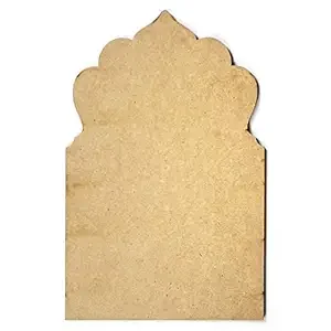 Pack of 1 Plain jharokha Base Cutout for DIY Art and Craft Wall Hanging Decorations, DIY Work