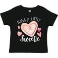 thumbnail image 3 of Inktastic Nana's Little Sweetie with Pink Heart Cookie Boys or Girls Toddler T-Shirt, 3 of 5