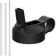 thumbnail image 1 of Straw Lid For Wide Mouth Hydroflask ,easy Carry Straw Lid Water Bottle Accessories With 2 Straws And 1 Brush, 1 of 4
