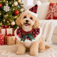 thumbnail image 6 of Christmas Pet Accessories, Festive Scarf and Hat Set for Dogs and Cats, Holiday Photo Props for Family Gatherings Parties and Home Celebration Decor, 6 of 7