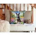 thumbnail image 3 of Australian Cattle Dog Spring Garden Throw Pillow 14 in x 14 in, 3 of 4