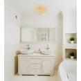 thumbnail image 3 of Elegant Lighting Primo 24" 12 Light Royal Crystal Flush Mount, 3 of 5