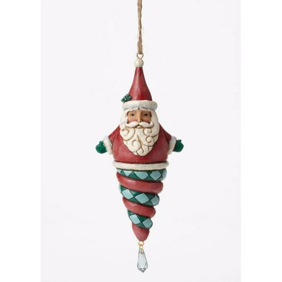 Jim Shore Winter Wonderland Santa Polyresin Ornament 4047666