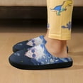 thumbnail image 6 of Kids Slippers Jujutsu Kaisen House Slippers Warm Soft Plush Slipper Anti-Slip Winter Fluffy House Shoes for Boys Girls, 6 of 7