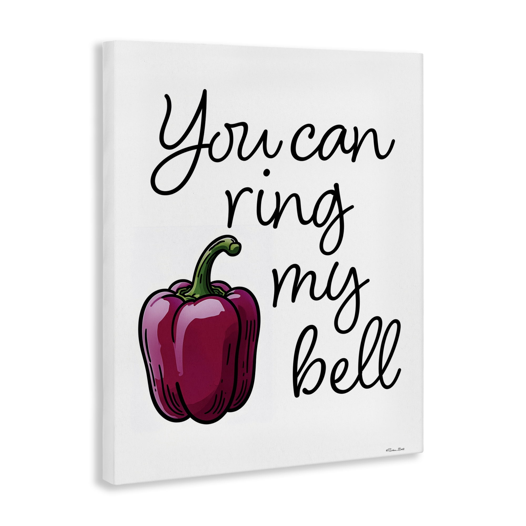 Stupell Industries Ring My Bell Pepper Canvas Wall Art, design by Susan Ball