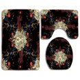 thumbnail image 1 of Juego de Alfombras de Baño de 3 Piezas ABPHQTO Astrología León Místico, 1 of 2