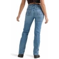 thumbnail image 3 of Women's Wrangler High Rise Straight-Leg Jeans Color: Ivy Size: 12X34, 3 of 6