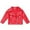 Red, variant on REDARER Girls PU Leather Motorcycle Jacket, Notched Lapel Slim Fit Coat for Kids, Fashionable Outerwear,Size:3-4 Years