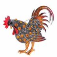 thumbnail image 1 of Hearth & Gear Rooster Brooch Rooster Pin Lapel Brooch Rhinestone Animal Multicolor Realistic Unisex Clothes Backpack Quality And Practical for Crafts Snowflake Pin Fashion Pin Women Brooch Locking, 1 of 6
