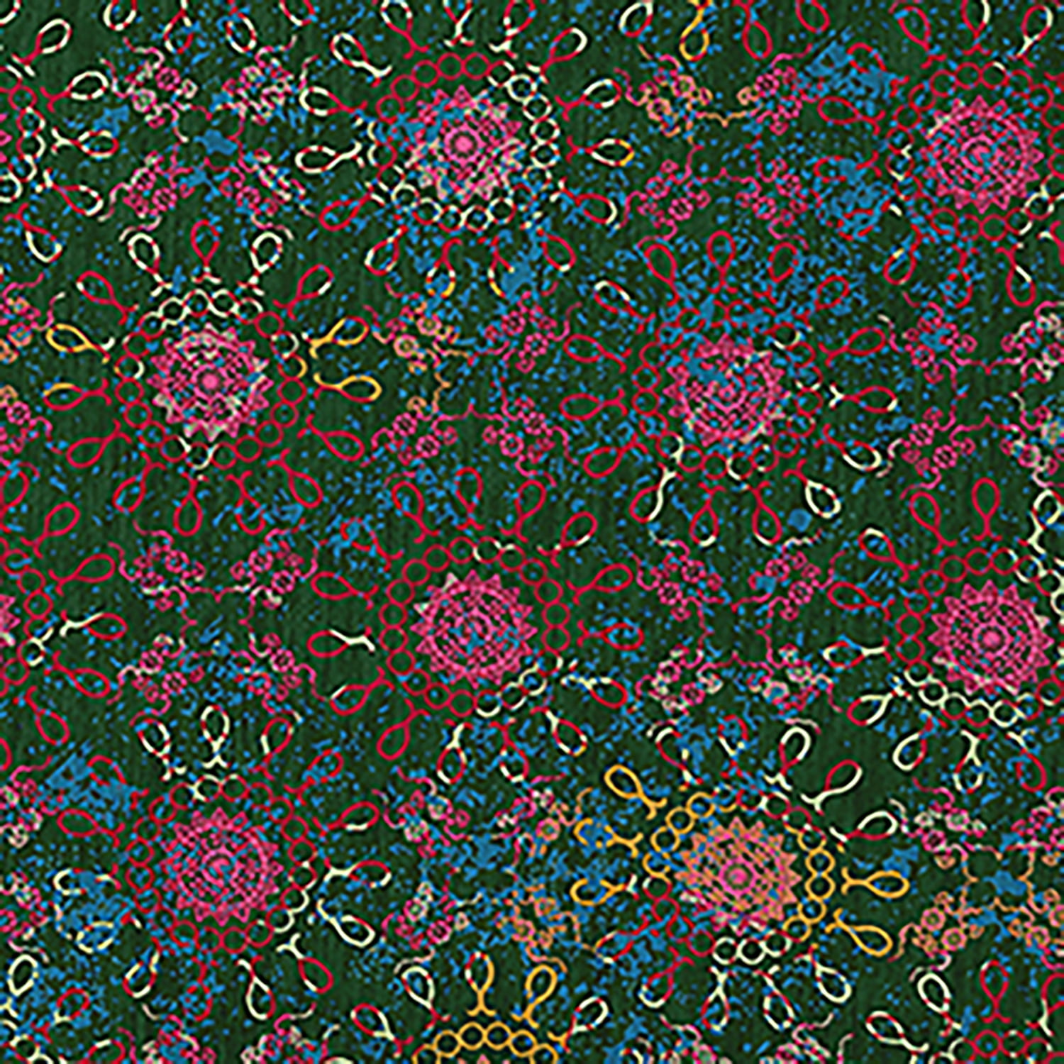 Simply Daisy 18" x 30" Forest Layered Sun Tile Rug