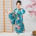 thumbnail image 4 of EnJoCho Japanese Traditional Dress Kimono Robe for Kids Girls Yukata Kimono Anime Robe Kids Baby Girls Dresses Outfits New Year Dress Up Kimono Robe Japanese Traditional, 4 of 4
