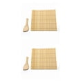 thumbnail image 4 of Naiovety Rolling Mat Washable Reusable Sushi Making Stick Set Cake Pad Tools Kitchen Supplies Maker for Beginners Gift 24x24cm Type2 NO2 Naiovety CBP254440, 4 of 6
