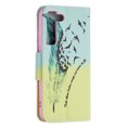thumbnail image 5 of Feishell for Samsung Galaxy S23 FE (6.4 inch) Case,Fashion Painted Pattern PU Leather Shockproof Magnetic Clasp Flip Cover with Card Slots Kickstand Wallet Phone Case,B-Feather, 5 of 8