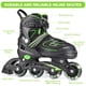 thumbnail image 3 of Patines en línea ajustables KAQINU con ruedas ligeras, 3 of 7