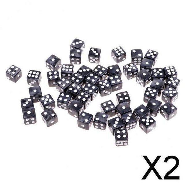 Dados Acrílicos Baoblaze D6 12mm 50 Piezas Juego de Fiesta RPG