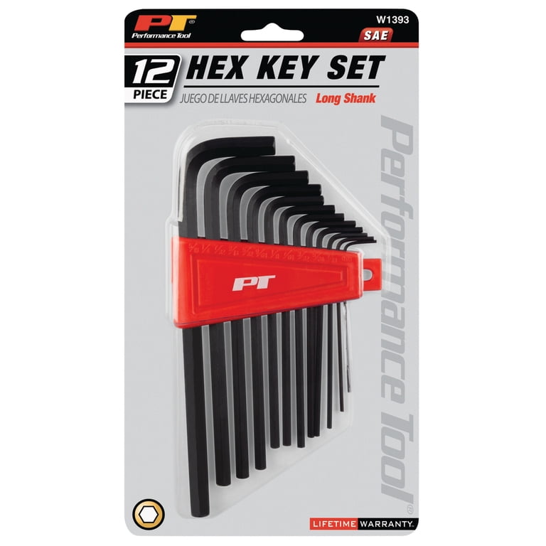 Performance Tool 12-Piece SAE Long Hex Key Set photo 4