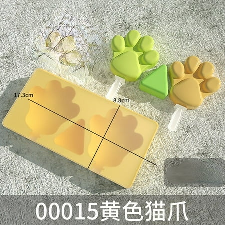 

Cartoon Cow Ice Cat Paw Butterfly Cream Silicone Mold With Lid Flower Popsicle Ice Cube Tray Mold Cheese Gift Kitchen Gadgets