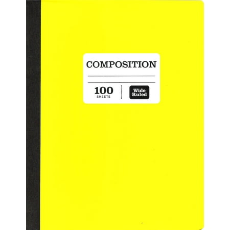 Pen+gear 100ct Yellow Comp Book WR