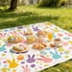 thumbnail image 4 of Manta de franela con diseño de conejo de Pascua | Manta suave de poliéster para niños y bebés | Tamaño ideal para siestas de 75 x 100 cm, ideal para sofá, cama, coche y viajes | Ligera y transpirable, 4 of 6