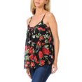 thumbnail image 3 of SSOULM INCH & FIT Women's Sleeveless Pleated Chiffon Layered Cami Tank Top Blouse with Plus Size Made in USA, 3 of 4
