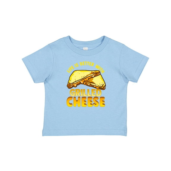 Inktastic Life is Better with Grilled Cheese Boys or Girls Baby T-Shirt