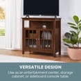 thumbnail image 5 of Pemberly Row 42" TV Stand Entertainment Console with Storage in Dark Walnut, 5 of 7